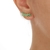 Brinco Ear Cuff Zirconias Navete Turmalina Folheado A Ouro 18k - comprar online