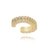 Brinco Piercing Fake 2 Fileiras Folheado Em Ouro - comprar online