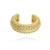 Brinco Piercing Fake Trabalhado Folheado A Ouro 18k