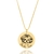 Colar Medalha Shih Tzu Folheado em Ouro 18k