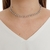 Gargantilha Choker Bolinhas Folheada A Ródio Branco - comprar online