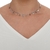 Gargantilha Choker Palitos Com Estrelas Folheada A Ródio - comprar online