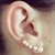 Brinco Ear Cuff de Pérolas