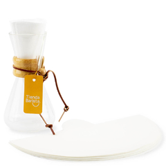 Cafetera tipo Chemex 3 tazas + Filtros Chemex (Kit)