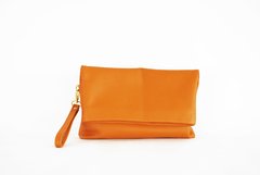 Clutch Naranja - MIKAI BAGS - Carteras y accesorios de cuero