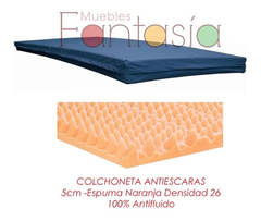Colchoneta Antiescaras 5cm*140cm*190/muebles Fantasía - tienda online