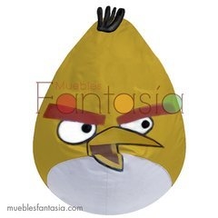 Puff Angry Birds Amarilloen cuerotex