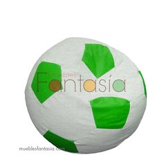 Puff Balon Lona Mediano - Muebles Fantasia