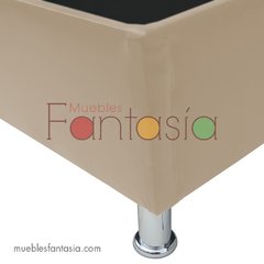 Base Cama Doble Dividida con Cajones - Muebles Fantasia