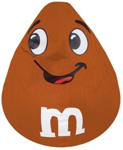 Puff M&M EcoCuero Naranja