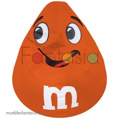 Puff M&M Lona Naranja