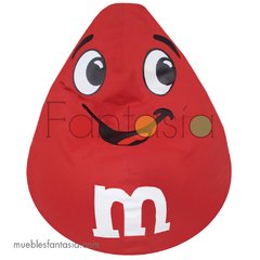 Puff M&M Lona Rojo en internet