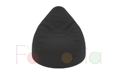 Puff Pera Lona Negro - Tamaño Infantil - comprar online