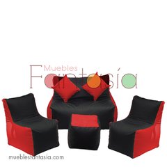 Sala Puff Sillas Cuerotex. - comprar online