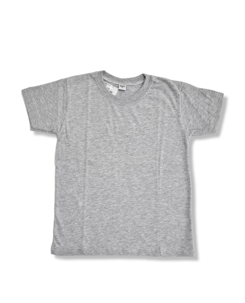 Remera lisa gris colegial CUANDO SEA GRANDE