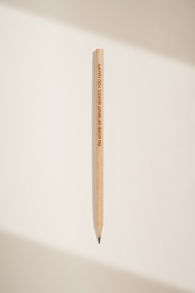 Lápices de madera con frase - L&R handcraft