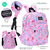 Mochila Infantil 12" Goodpak Rosa Monstruos 35510 - comprar online