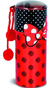 Vaso Minnie Mouse con pompones tapa y sorbete Cresko KM678