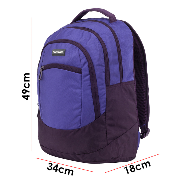 Mochila Samsonite Ultimate Plasma Grande Escuela 121614-1892 Violeta