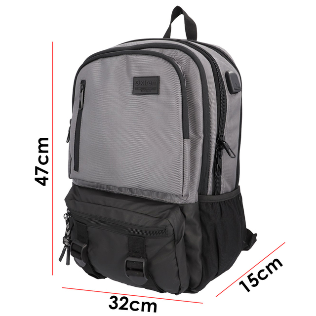 Mochila 40 litros Xtrem Track gris 143544-1408