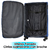 Set de Valijas American Tourister Frankfurt Azul Grande Mediana Cabina - comprar online