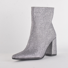 Bota Niza Plata Glitter - comprar online