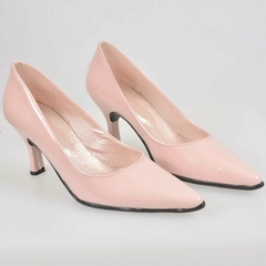 Stilletos Charol Nude - comprar online