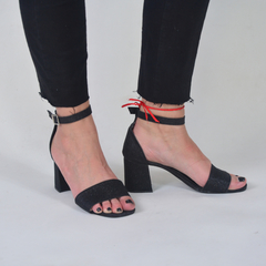 Sandalia Tropea Glitter Negro - PRANA Zapatos