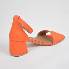 Sandalia Tropea Croco Naranja - comprar online