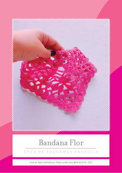 Guía Bandana Flor - Frutilla