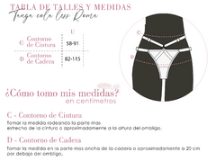 Conjunto Roma (Corselette + tanga cola less) - Victoria Cossy Lingerie