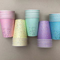 Vasos Confetti Pastel