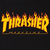 Camiseta Infantil Thrasher Magazine Flame Blk - comprar online