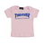Camiseta Thrasher Skate Mag Baby Rosa