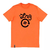 Camiseta Lrg Cycle Laranja Logo Preto
