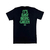 Camiseta HUF x 420 Easy Green - Preta