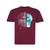 Camiseta Primitive Gênesis tee - Burgundy
