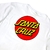 Camiseta Santa Cruz Classic Dot Branca na internet