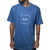 Camiseta Huf Silk Mc Essential Box Logo Azul Marinho