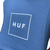 Camiseta Huf Silk Mc Essential Box Logo Azul Marinho
