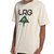 Camiseta Lrg 20Stacked logo bege - comprar online