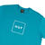 Camiseta Huf Essential Box Logo Petroleo - comprar online
