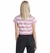 Blusa Feminina DcShoes Effortless Stripe 2 Rosa Claro - loja online