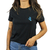 camiseta Feminina Santa Cruz Screaming Hand Chest Blk