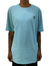 Camiseta Lrg Azul Claro logo P