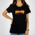 camiseta Feminina Thrashe Flame Blk - comprar online