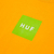 Camiseta Huf Essential Box Logo - Yellow/Green