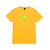Camiseta Huf Essential Box Logo - Yellow/Green