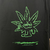 Camiseta HUF x 420 Easy Green - Preta
