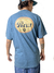 Camiseta rvca M/C Pils azul escuro na internet